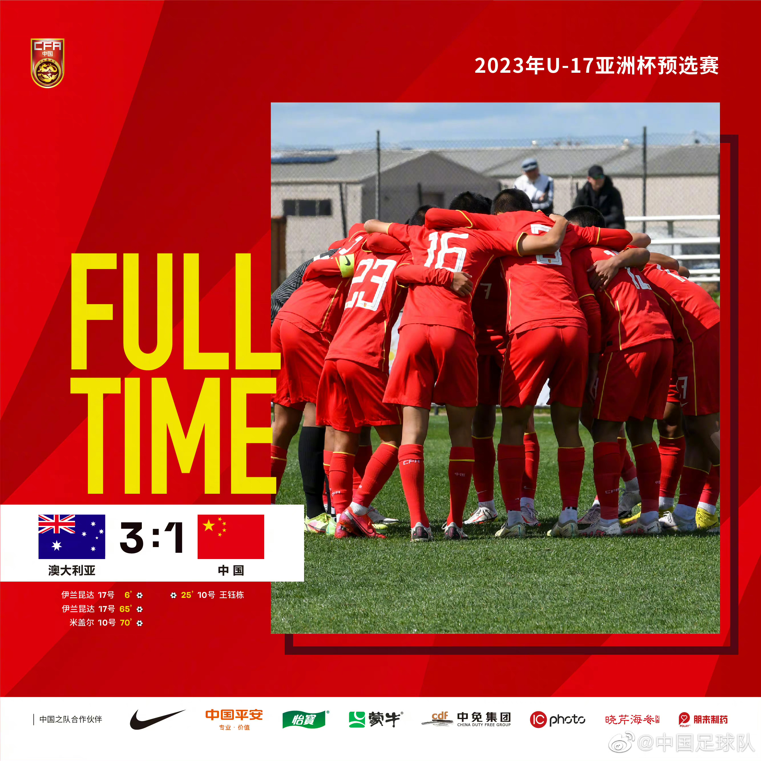 伊蘭昆達世界杯首秀1V3破門 曾兩度雙響U17國足 伊蘭昆達世界杯首秀1V3破門 曾兩度雙響U17國足